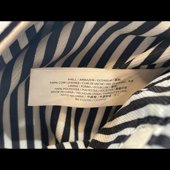 Kate Spade Cobble Hill Marsala Cream Foldover Bag - Picture 9 of 12